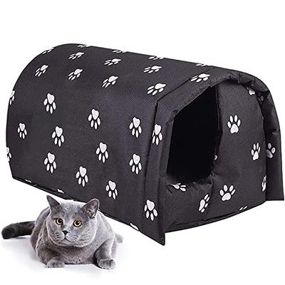 Ciokea Outdoor Cat House Weatherproof,Feral Cat House Enclosures with  Insulated All-Round Foam Wooden Cat Condos for Winter Outside, PVC Door  Flaps - Yahoo Shopping