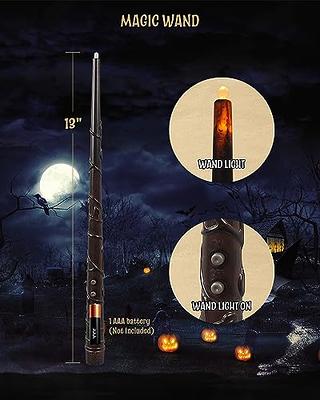 Homemory Hanging Floating Candles with Wand Remote and String, A-Magic Wand  12