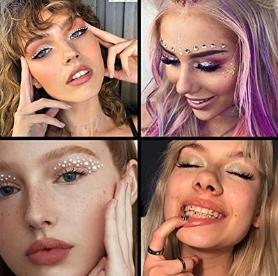 2 Colors of Holographic Chunky Glitter with Quick Dry Glue Pack 4, 4 Pots  Total 40g Multi-Shaped for Body Hair Face Eyes Make-up, Nail Art and  Bedazzling in Party/Concert/Events Glitter - Yahoo