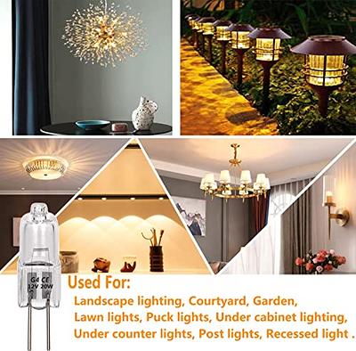 Amazing power G4 LED Bulb, G4 Light Bulb JC Type Bi Pin Base Bulb AC/DC 12V  20W Equivalent G4 Halogen Bulbs for Under Cabinet Range Hood Lighting