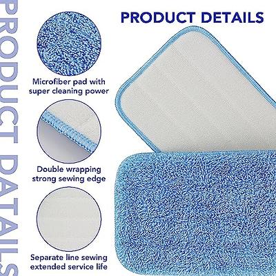 Rubbermaid Commercial Products 6-Pack Reusable Microfiber Mop Pad