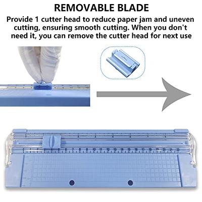 Paper Cutter A5 Paper Trimmer Scrapbooking Tool with Finger Protection Slide Ruler, Size: 28