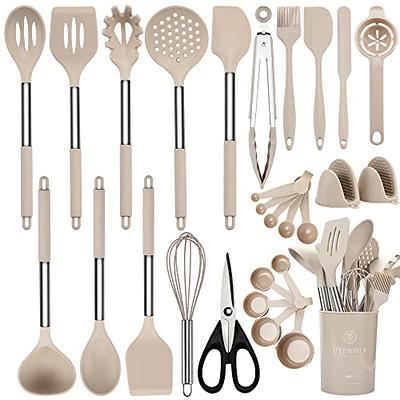 Kitchen Utensils Set- 35 PCs Cooking Utensils with Grater,Tongs, Spoon  Spatula &Turner Made of Heat …See more Kitchen Utensils Set- 35 PCs Cooking