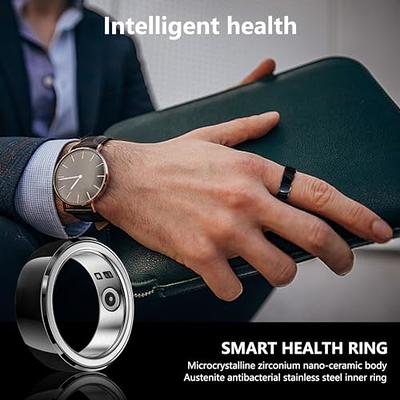 Smart Ring Health Tracker for Women & Men, Continuously Records Sleep  Quality, Heart Rate, Temperature, Blood Oxygen and Pedometer,Gift