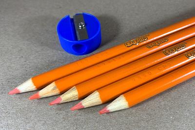 Orange Crayola Colored Pencils - Set Of 5 Or 10 With Sharpener - Yahoo  Shopping