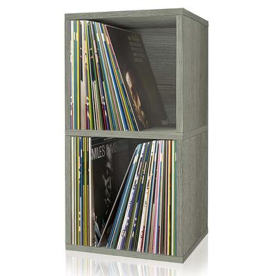 Way Basics Stackable CD Storage Rack - Black