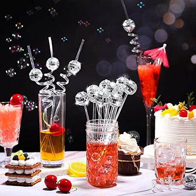 Mirror Ball Coffee Stir Sticks Reusable Cocktail Stirrers