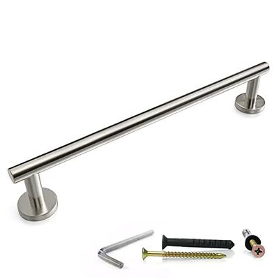 NearMoon Bathroom Towel Bar, Bath Accessories Thicken Stainless Steel  Shower Towel Rack for Bathroom, Towel Holder Wall Mounted (1 Pack, Brushed  Nickel, 16 Inch) 1 Pack 16 Inch Brushed Nickel 