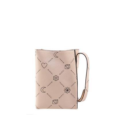 All over logo crossbody bag