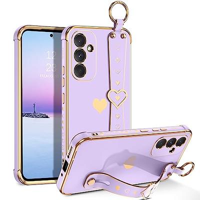 Z Flip 5 Case With Strap Luxury Bumper Phone Cover Wristband Kickstand Full  Body Protective Slim Case For Women