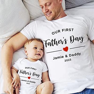 Girl Dad Daddy and Daughter Shirts Father's Day 