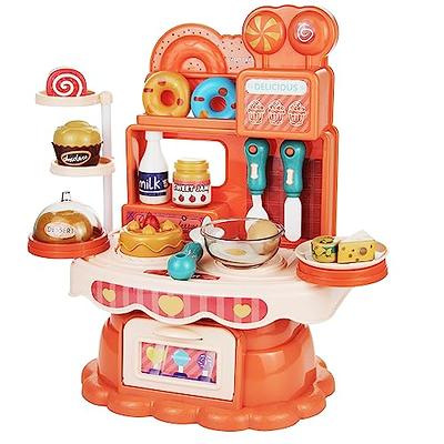  TEMI 56 PCS Kitchen Set for Kids Girls Pink Play