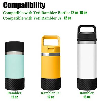 Acemoo Boot Sleeve for Yeti Rambler Jr. 12 oz and Rambler 12 oz 18 oz,  Safer Protection for Yeti Rambler Bottle - Dishwasher Safe