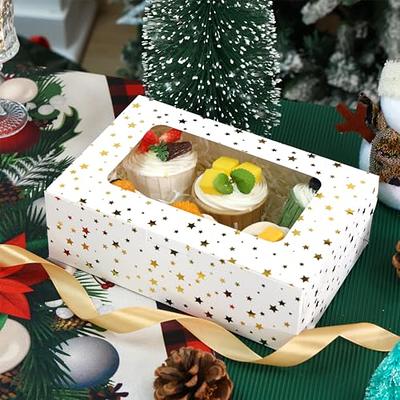 High Quality 36pcs Rectangle Disposable Christmas Cookie Tins