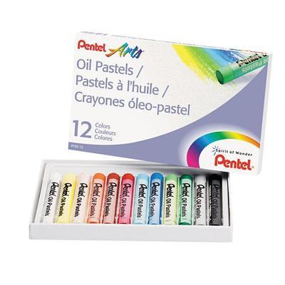 Pentel Oil Pastels 50/Pkg-Assorted Colors