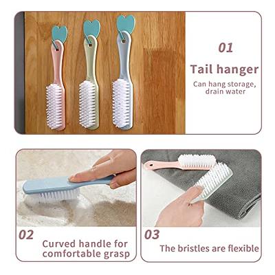 Scrub Brush, Quality Soft Laundry Clothes Shoes Scrubbing Brush, Easy to  Grip Household Cleaning Brushes