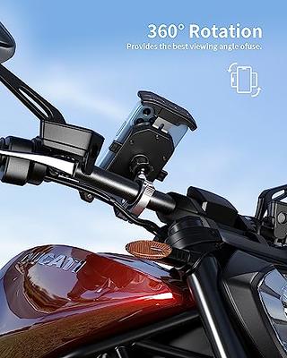 Kewig Motorcycle Phone Mount, Bike Phone Mount with Quick Install Handlebar  Clamp, Scooter ATV Motorcycle Cell Phone Holder Cradle with Aluminum Alloy  Sturdy Mounting Base, Fit for 4-7 Phones - Yahoo Shopping