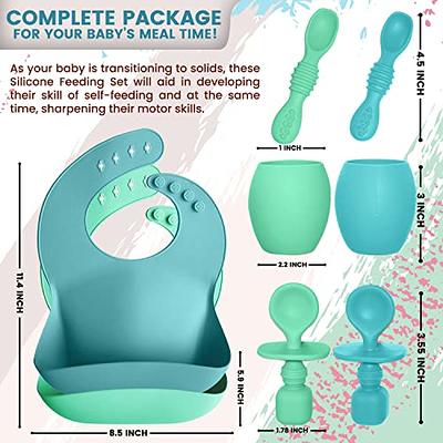 UpwardBaby 2 Silicone Baby Cups for Toddler Transition - Training