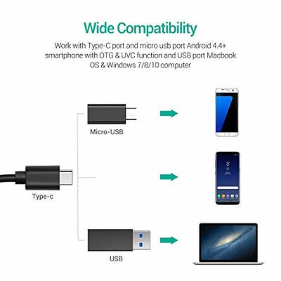 USB Endoscope camera IP67 6 LEDs Android Smartphone OTG UVC