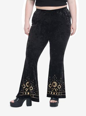 Black Velvet Sun & Moon Flare Leggings Plus Size - Yahoo Shopping