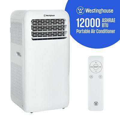 GE 8,000 BTU (5,300 BTU DOE) Portable Air Conditioner with 2 Fan Speeds,  Sleep Mode and Remote Control - White