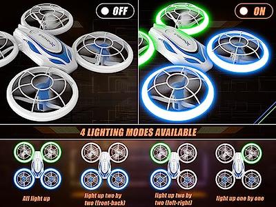 Heygelo S60 Drones for Kids, Mini Drone with LED Lights for