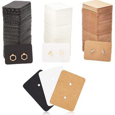 200Pcs, 100Pcs Of Paper Ankle Bracelet Display Card, 100Pcs Of Transparent  Self-sealing Bag, Foot-shaped Storage Label Kraft Paper Display Card