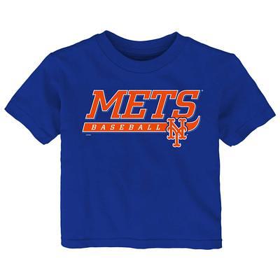 Women's G-III 4Her by Carl Banks Royal/Orange New York Mets Smash Raglan Long Sleeve T-Shirt Size: Medium