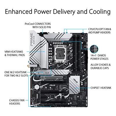 ASUS TUF GAMING B760-PLUS WIFI (13th and 12th Gen)LGA 1700 ATX motherboard  with PCIe 5.0, 3xPCIe 4.0 M.2 slots,DDR5,2.5Gb LAN,USB 3.2 Gen 2x2 Type-C