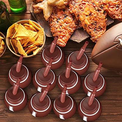 Baseball Party Favors Baseball Straws 24pcs Baseball Party Decorations  Supplies Reusable Baseball Plastic Straws for Baseball Themed Birthday,  Baby