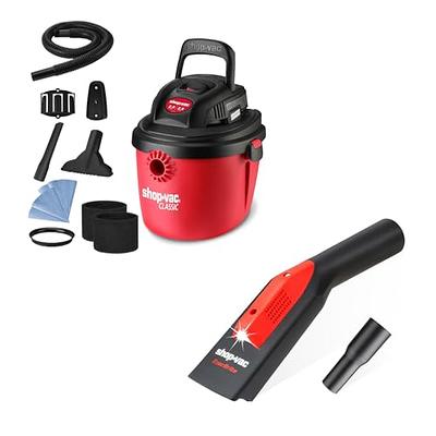 Ridgid 3 gal. 3.5-Peak HP Portable Wet/Dry Shop Vacuum with Built-In Dust Pan LED Lighted Car Nozzle and Car Cleaning Kit