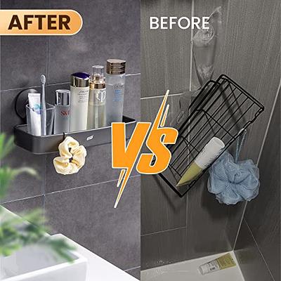 TAILI Shower Caddy Self Adhesive, Shower Shelf Drill-Free Shower Organizer,  Rustproof Bathroom Caddy Wall Mount Shower Basket, Strong Weight Shower  Storage - Yahoo Shopping