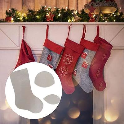 DIY Personalized Drop Cloth Christmas Stockings • Crafting my Home