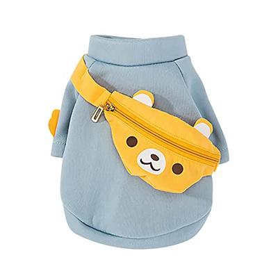 Pet Clothes for Cats for A Girl Cat Clothes Autumn Warm Sweater Small  Shoulder Bag Cute Small Dog Two Feet Cat Cartoon Pet Clothing - Yahoo  Shopping