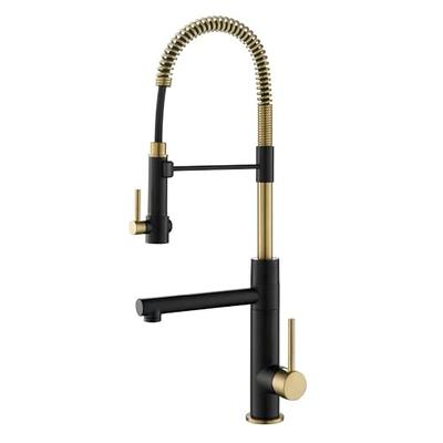 Pre-Rinse Kitchen Faucet with Pull-Down Spring Spout and Pot Filler