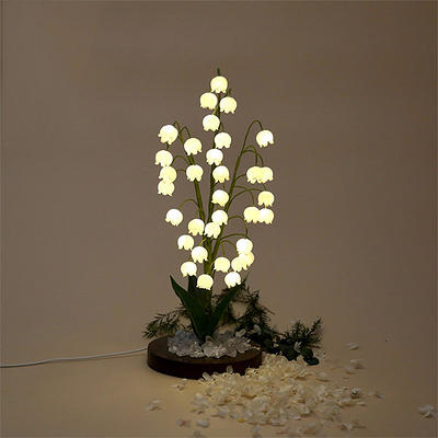 Lily of the Valley Night Light - Resin - Wood - Yahoo Shopping