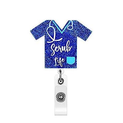 Nurse Scrub Life Badge Reel  Nurse badge, Badge, Nurse badge reel