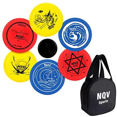 NQV Disc Golf Set,Disc Golf Starter Set-6 Pack Driver, Mid-Range and Putter  Discs with Disc Golf Bag for Outdoor and Backyard(Black Bag) - Yahoo  Shopping