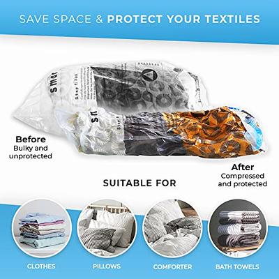 figg Vacuum Compression Storage Bags - XXL (39.37 x 31.49 in)* 6 Pack -  Leakproof and Carbon neutral - Vacuum seal bags for Clothes, Pillows,  Towel, Blanket and much more - Yahoo Shopping