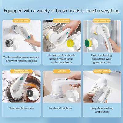 Replacement Brush Heads for Electric Spin Scrubber, 4 Packs Replacement Cleaning Brush Heads Compatible with VWS211