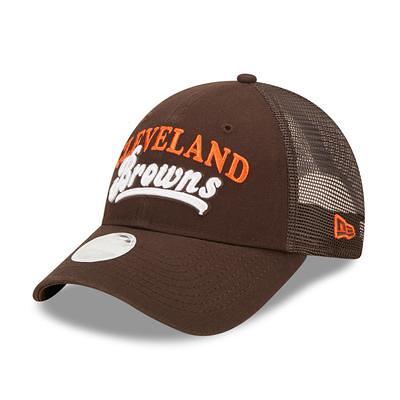 Men's New Era Brown/Orange Cleveland Browns NFL x Staple Collection 59FIFTY Fitted  Hat