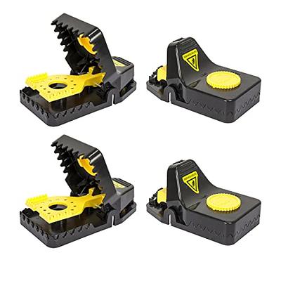 SZHLUX 4 Pack Mouse Traps, Mouse Traps Indoor for Home, Small Mice