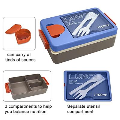  Dagugu Lunch Box Kids,Bento Box Adult Lunch Box,Lunch Box  Containers for Adults/Kids/Toddler,5 Compartments Bento Lunch Box with  Leakproof Sauce Vontainers,Microwave/Dishwasher/BPA Free(Blue): Home &  Kitchen