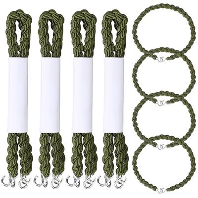 8 Pieces Elastic Boot Bands Military Boot Straps Blousing Garters With  Metal 