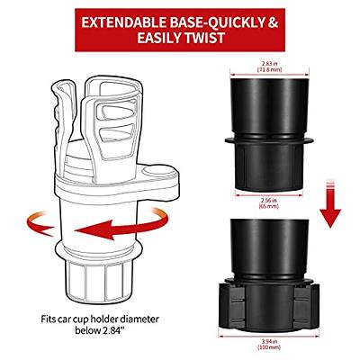 Multifunctional Cup Holder Expander 2 in 1 All Purpose Car Cup Holder and  Organizer With Adjustable