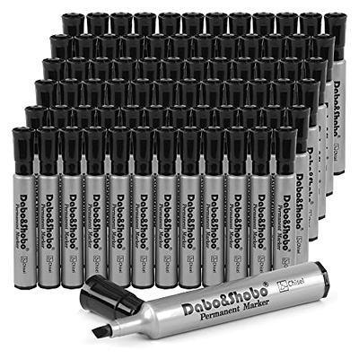 ZEYAR Permanent Marker Pens, Extra Fine Tip(1mm), Waterproof & Smear Proof  ink, Aluminum Barrel, Quick Drying- Great on Plastic, Wood, Stone,Metal and