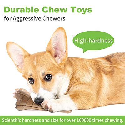 Dog Chew Toys for Aggressive Chewers Indestructible Dog Toys,Real Bacon  Flavored,Tough Dog Bone Chew Toy Durable Dog Toys, Best Extreme Chew Toys  to Keep Them Busy