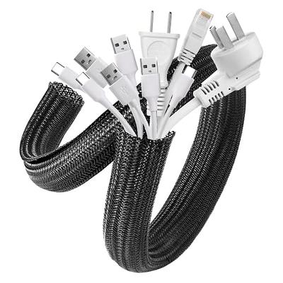  N NOROCME 192 PCS Cable Management Kit 4 Wire Organizer  Sleeve,11 Cable Holder,35Cord Clips 10+2 Roll Cable Organizer Straps and  100 Fastening Cable Ties for Computer TV Under Desk, black,clear :  Electronics