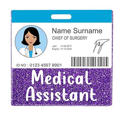 Plifal Medical Assistant MA Badge Buddy Card Holder Nurse Nursing