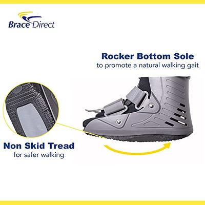 Short Full Shell Walking Boot for Post Surgery, Ankle Strains, Ankle  Sprains, Fractures, Soft Tissue Injury, Foot & Ankle Air Cast Orthopedic  Walker